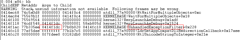 UnhandledExceptionFilter